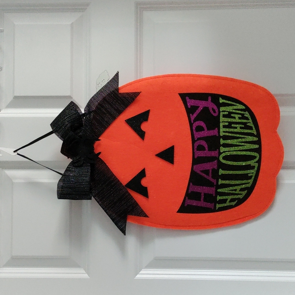 🎃🧿 HAPPY HALLOWEEN👻 🕸️💀 PUMPKIN🎃⚰️🪦🪬🧹🐈‍⬛🪄🕷️☠️ CLOTH DECORATION